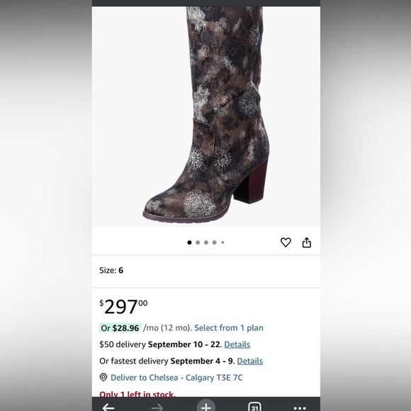 Desigual 10.5 Artistic velvet feel Heeled Boots - Black, Brown,purple NWT no box - Picture 15 of 15